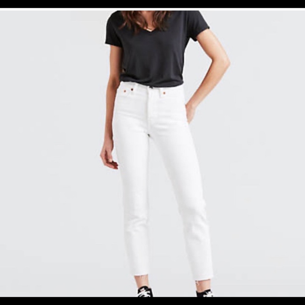 Levi wedge jeans so adorable